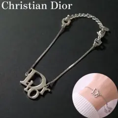 良品✨Christian Dior ブレスレット　ロゴ　シルバーヴィンテージ