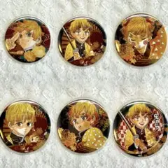 鬼滅の刃 コレクション缶バッジ 我妻善逸 まとめ売り 6点セット
