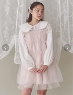 merry jenny チュールコルセットミニワンピース