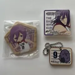 【終】 黒子のバスケ 黒バス 紫原敦 缶バッジ キーホルダー ジェイワ 特典