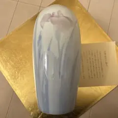 深川製磁　有田焼　花の絵柄の花瓶　 お急ぎの方、すぐ発送させて頂きます。