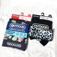 【新品】テディベア・ヒョウ柄 2枚OUTDOOR ボクサーパンツ LLサイズ
