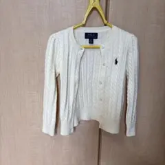 ポロ・ラルフ・ローレン カーディガン アイボリー