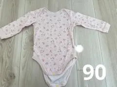 UNIQLO 花柄ロンパース 90サイズ