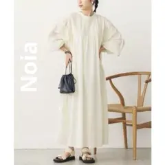 Noia（ノイア） ピンタックワンピース （アイボリー）のサムネイル
