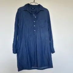 UNIQLO デニムシャツワンピース M