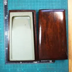 春蘭 蒔絵 硯箱 筆付 木製 文箱 箱付 書道具 Q2693 - メルカリ