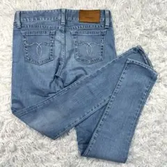 ▼MOUSSY POWDER SKINNY スキニーデニム【26】ストレッチ