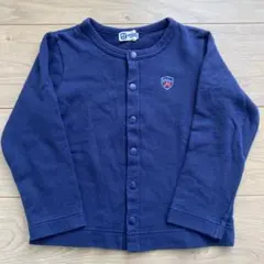 KP boy ネイビー カーディガン 110 車の刺繍