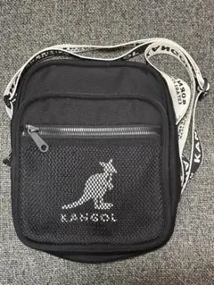 KANGOL ショルダーバッグ ブラックのサムネイル