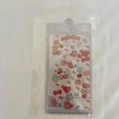 【キティちゃん風】ぷっくり3Dデコシール 立体ステッカー スマホ手帳用
