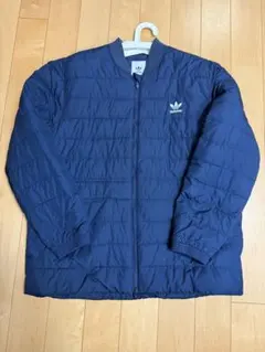 adidas originalsネイビー キルティングジャケット 2XO