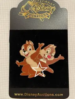 レア　限定250個　ピンバッジ　ディズニーオークション　チップ&デール