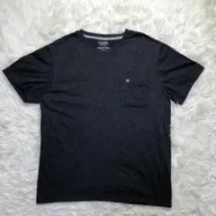 CHAPS ポケットTシャツ ウォッシュ加工 ヘザーブラック US企画 ロゴのサムネイル