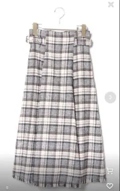 【1/31までお値下げ】チェック柄フレアスカート Noela