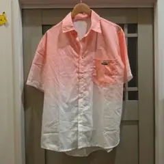 NEW GENTLEMAN トロミ グラデ オーバーサイズ半袖シャツ Lサイズのサムネイル