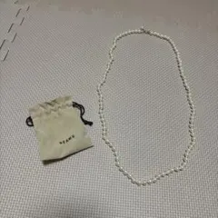 BEAMS パールネックレス ゴールドチェーン