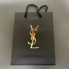 YSL ショップ袋 黒 ゴールドロゴ