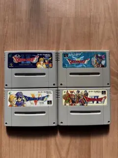 SFCドラゴンクエスト 4本セット　ホルダー化
