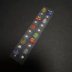 【まとめ買いがお得】耳つぼジュエリー20粒　フルーツ&ハリボー風　【15】