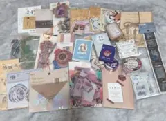 A 海外コラージュ　ジャンクジャーナル素材　大量まとめ売り