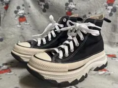 CONVERSE ALL STAR 厚底スニーカー ブラック 23.5cm