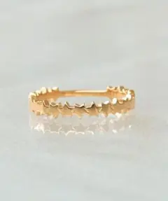 K18vermeil スターエタニティリングのサムネイル