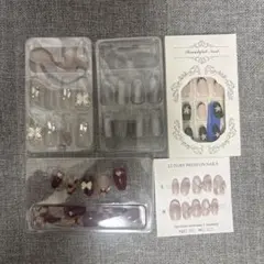 ネイルチップ　5種　まとめ売り