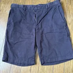ユニクロダークネイビー コットン ショートパンツ