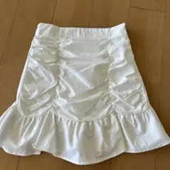 Dazy ホワイト フレアスカート M