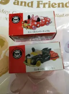 新品 ディズニーミッキーロードスタートミニー コンバーティブル トミカ 2セットのサムネイル