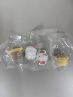 サンリオ マスコットキーホルダー 4点セット ハローキティ ポムポムプリン