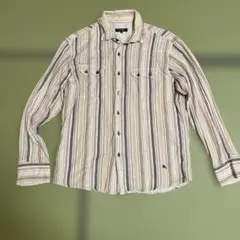 BURBERRY BLACK LABEL ストライプウェスタンシャツ サイズ3
