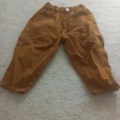 ブラウンのウエストゴムパンツ 100cm