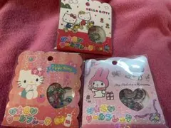 正規品サンリオおはじきシールフレーク　キティ　マイメロ　クロミ