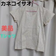 カネコイサオ　Tシャツ　半袖　白　黒　ドット　レア物のサムネイル