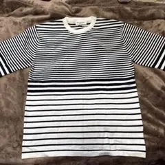 新品未使用 gelato pique HOMME ボーダー Tシャツ Mサイズ