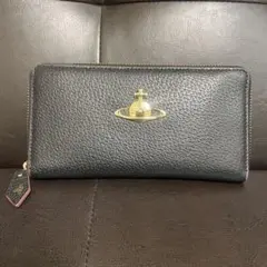 Vivienne Westwood レザー ファスナー式 長財布