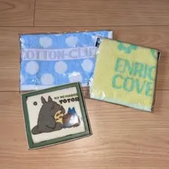 トトロ等　タオルハンカチ　3枚セット