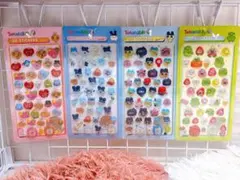新品未使用　たまごっち 3Dステッカー 4点セット ボンボンドロップ風シール