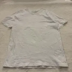 ユニクロU 無地白Tシャツ 半袖 L シンプル