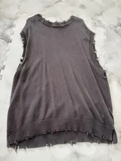 ダメージニットベスト / RAGEBLUE