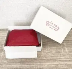 Happy Candle ポーチ レッド