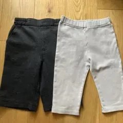 ショートパンツ　短パン　120 秋物　グレー　2枚　セット