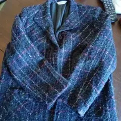 Ladies Fashion テーラードジャケット ネイビー系