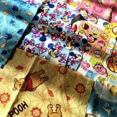はぎれ　まとめ売り　セット　キャラクター　ハンドメイド　布