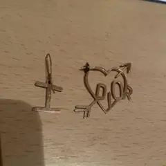 Dior レア❣️ハートピアス　ビンテージ