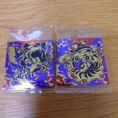 鬼滅の刃 ウエハース シール 無限レア 胡蝶しのぶ　竈門炭治郎