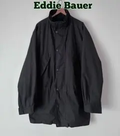 Eddie Bauer ハーフコート　モッズコート　ブラック　マウンテンパーカー
