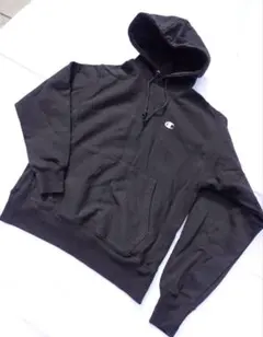 チャンピオン ブラック リバースウィーブ 復刻 単色タグ